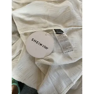 SHEIN Vcay Tiered Long White Maxi Resort Wear Dress‎ Size XL NWT thumbnail 7
