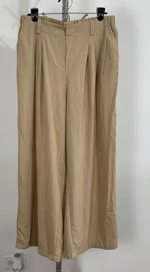Halara Flex High Waisted Pocket Wide Leg Work Pants Preppy Women’s Size L thumbnail 1