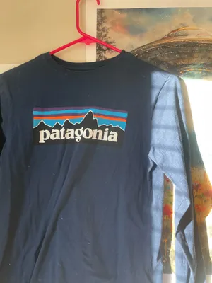 Navy Blue Patagonia Long Sleeve Top Women’s Small thumbnail 2