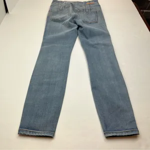 Anthropologie Pilcro Size 28‎ High Waisted Blue Denim Jean Snap Zip Closure thumbnail 13