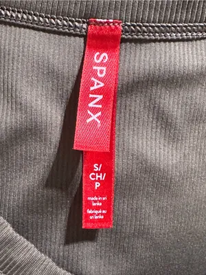 Spanx Suit Yourself Racerback Ribbed Bodysuit color smoke size Small thumbnail 8