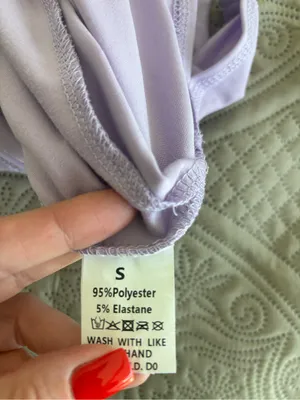 Women's Square Neck Tank Top in Light Lavender S Purple thumbnail 5