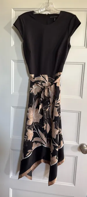 White House Black Market Black Dress thumbnail 2