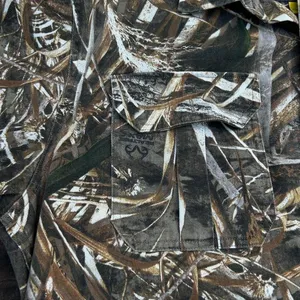Brown/Tan Cabela's RealTree Camouflage Button Down Shirt w/ Chest Pockets thumbnail 3