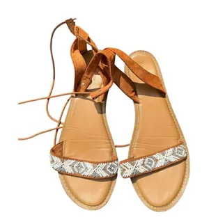 Old‎ Navy Women's Size 10 Tie up Sandal thumbnail 1