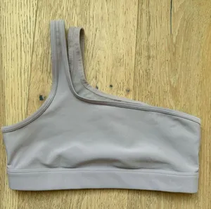 Alo Yoga Airlift Excite One Shoulder Double Strap Sport Bra Dusk Purple Size XS thumbnail 1
