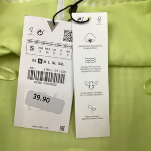 Zara Seersucker Plaid Mini Skirt Size Small NEW! Retail $39.90 thumbnail 3