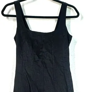 2/S DISSH 1oo% linen maxi dress long minimalist luxury capsule casual vacation thumbnail 6