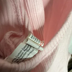 Urban Outfitters pink ribbed low back bodysuit thumbnail 3