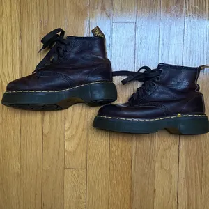 Dr. Martens Vintage Brown Combat Boots thumbnail 6