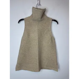 OGL Women Size Small Heather Morganite Sleeveless Turtleneck Top New With Tags thumbnail 2