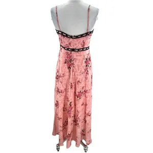 NWT‎ For Love & Lemons Guinevere Maxi Dress Pink floral Sz S thumbnail 5