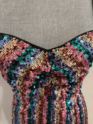Lovers + Friends Mini Dress Sequin . Size XS thumbnail 2