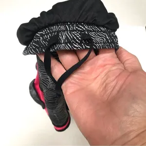 Nike dry fit‎ black squiggle & hot pink athletic running shorts S/M thumbnail 3