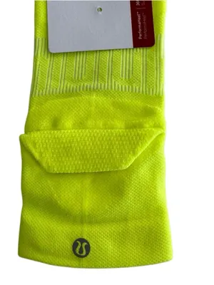 Lululemon Power Stride Ankle Sock Highlight Yellow Medium thumbnail 5
