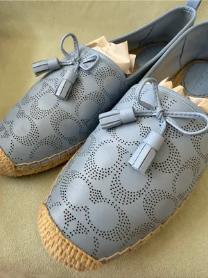 Coach Women's Carson Signature Jacquard Espadrille Loafers Lather Blue Size 11B thumbnail 12