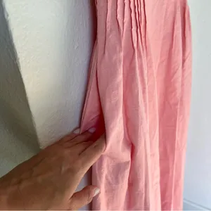 Anthropologie Mon Renn Sunlight Midi Dress in Blush Pink - XS - NWT thumbnail 9