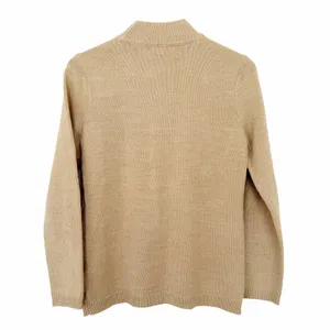 Napa Valley Gold Sparkly Cable Knit Mock Neck Sweater Sz PM thumbnail 5
