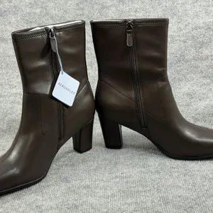 Aerosoles Size-10M Cinnamon Stretch Womens Ankle Boots Brown Faux Leather thumbnail 4
