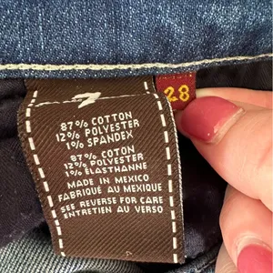 7 For All Mankind Roxanne Jeans Women’s 28 Blue Skinny thumbnail 9