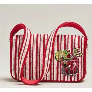 Anthropologie Fiona Beaded Bag Food Drink Edition New With Tags thumbnail 2