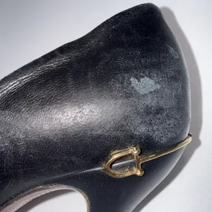 Gucci Amputee Right Only Old Money Classy Pump Leather Black Shoe Store Prop 36 thumbnail 11