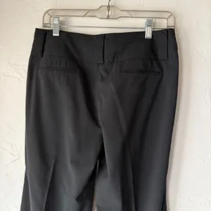 Vintage Y2k Black Pinstripe‎ Dress Pants 6 Low Rise Interview Outfit Women thumbnail 5