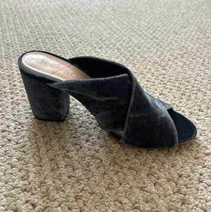 SOLE SOCIETY Luella Cloud Blue Crisscross Mules thumbnail 8