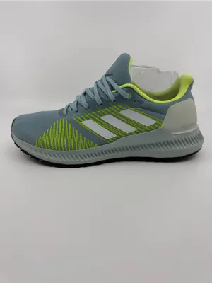 Adidas Solar Blaze Women's Running Shoes In Ash Grey and Hi-Res Yellow SZ 7.5 thumbnail 5