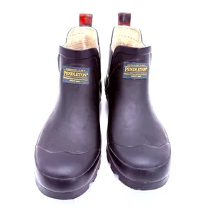 Pendleton Rubber Short Harding Waterproof Chelsea Rain Muck Boots Size 10 thumbnail 2