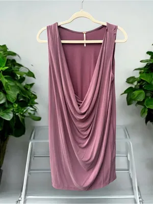 Free People Pillow Talk Draped Dress Oversized Small thumbnail 2