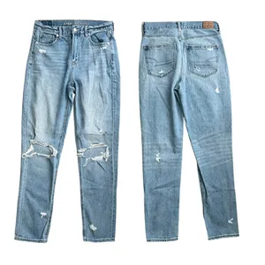 American Eagle Outfitters Light Blue Mom Jeans 4 Long thumbnail 2
