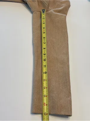 Magaschoni Trench Coat. Wool blend. Button Close. Lined. Herringbone. thumbnail 11