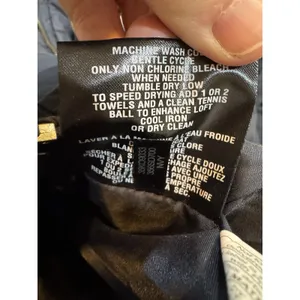 Cole Haan Signature Down Puffer Coat with Bib Size Small Blue, Retail $249 thumbnail 10