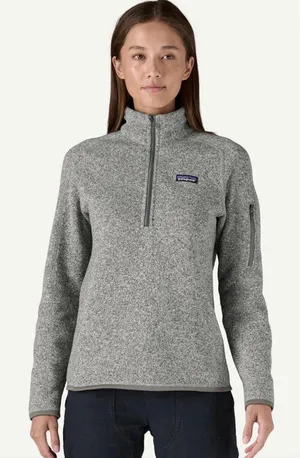 Patagonia Better Sweater 1/4 Zip Pullover Women’s Small Gray Fleece Jacket thumbnail 1