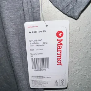 Marmot‎ Gray Short Sleeve Tee with Pink and Blue Accents thumbnail 4