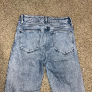 All Saints Imogen High-Rise slim straight Jeans Light Wash Distressed Size‎ 27 thumbnail 3
