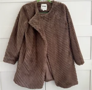 BB Dakota Tan Faux Fur Coat thumbnail 3