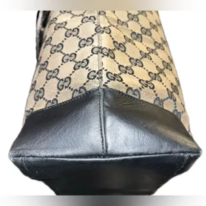 Authentic Gucci GG Monogram Canvas Tote Handbag thumbnail 6