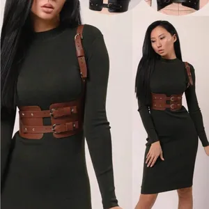 Brown Leather Harness Belt thumbnail 5