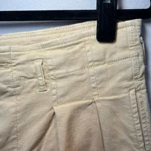 Maeve Anthropologie Remi Wide Leg Cropped Pants Beige High Waist Culottes Size 8 thumbnail 5
