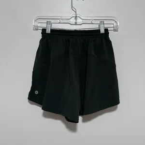 Lululemon Lightweight High-Rise Relaxed Short 3" *Long Liner Legacy Green White thumbnail 9