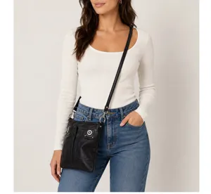Marc Jacobs Black Leather Crossbody Bag thumbnail 2