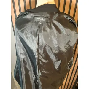 Kasper black blazer jacket size 18 with light stretch work blazer thumbnail 4
