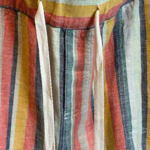 Caslon Nordstrom Rack Linen Shorts Size L Rainbow Stripe New NWT Drawstring thumbnail 2