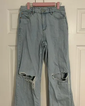 Garage Wide Leg Lightwash Jeans thumbnail 1