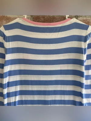 Ralph Lauren Striped Dress Embroidered Logo Women’s Small Blue White Preppy thumbnail 7