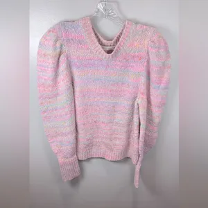 LoveShackFancy‎ Women's Aquarius Pullover Sweater Size Large thumbnail 2