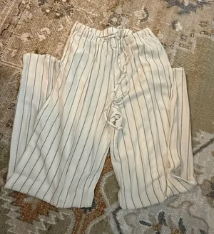 NWOT Sienna and Sky Striped Linen Pant thumbnail 1
