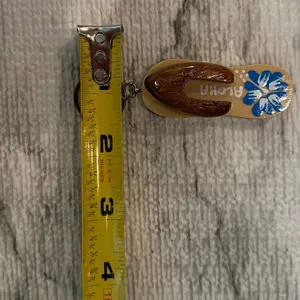 Hawaiian Aloha Flip Flop Key Chain Charm‎ Brown thumbnail 13